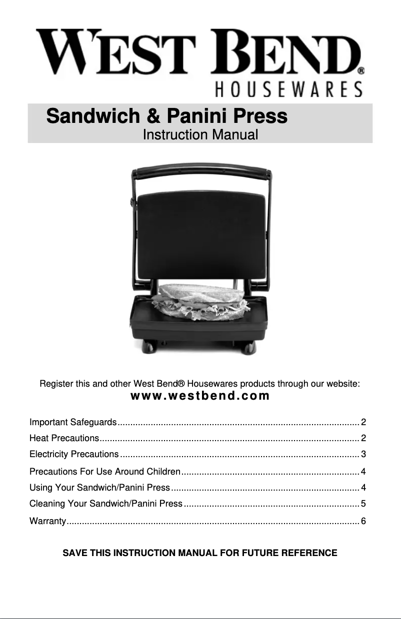 Imagen de la primera página del manual del dispositivo 6112