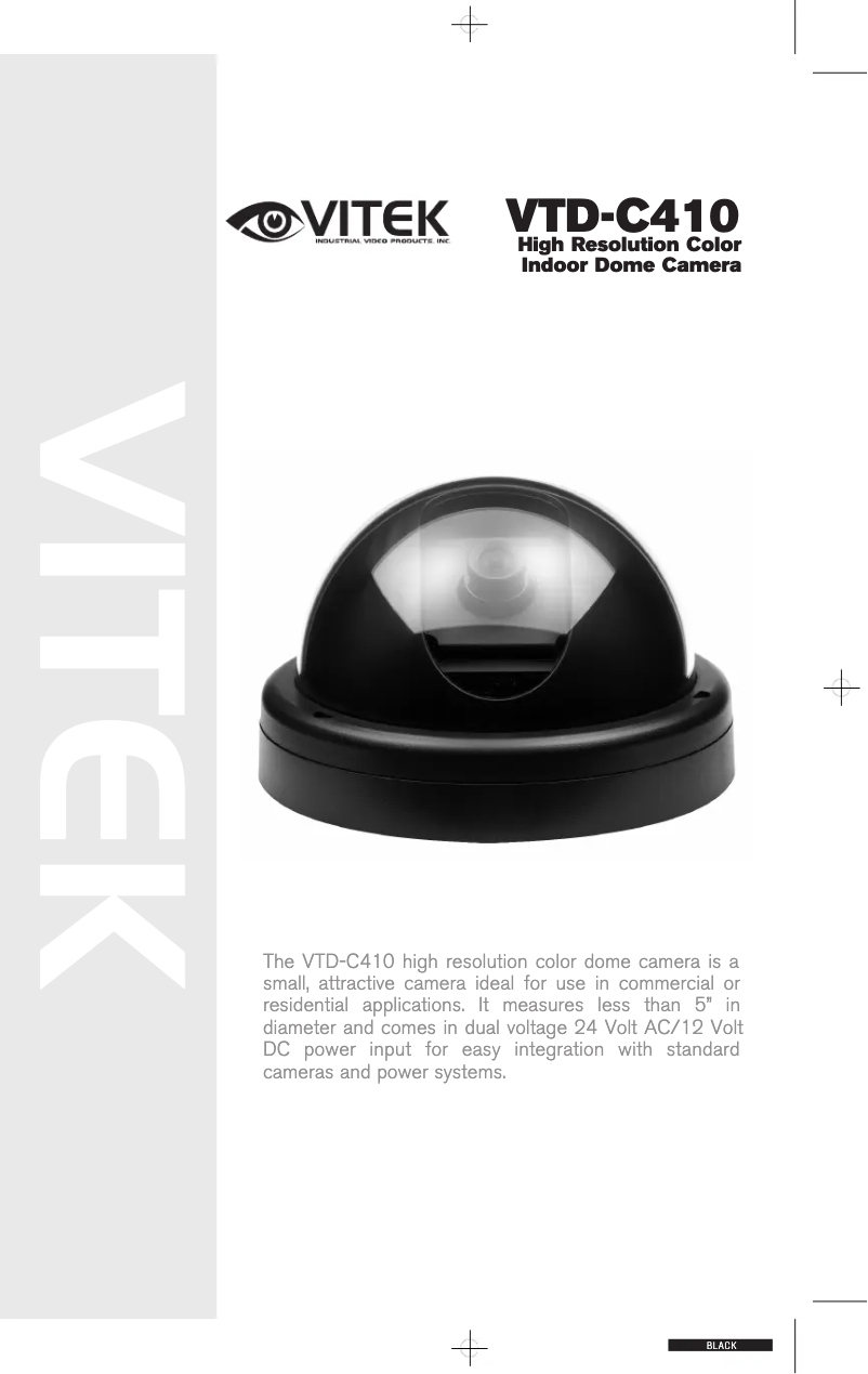 Imagen de la primera página del manual del dispositivo VTD-C410