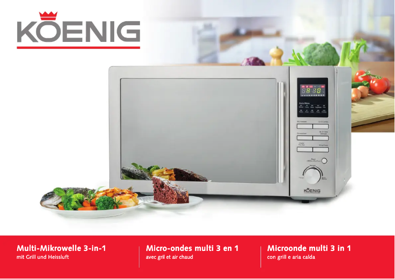 Página 1 del manual Manual de usuario Koenig B01105