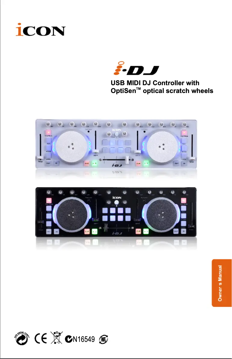 Página 1 del manual Manual de usuario icon iDJ