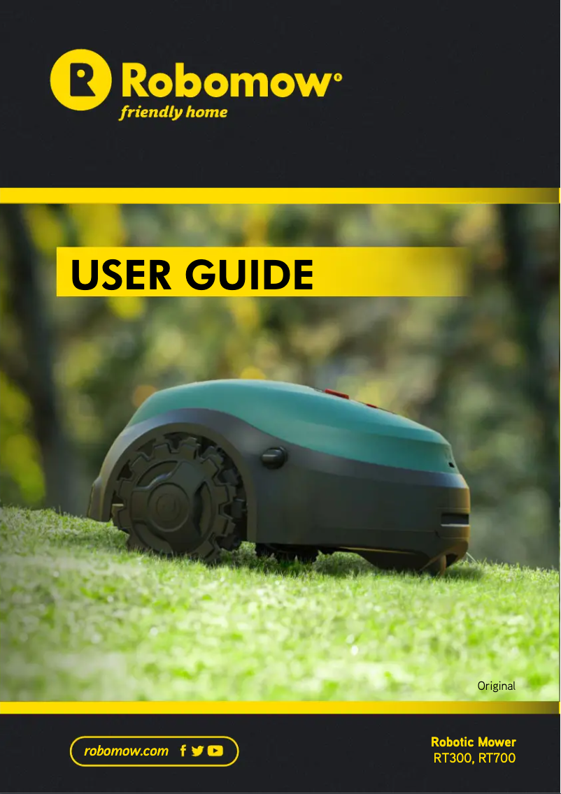 Página 1 del manual Manual de instrucciones Robomow RT700