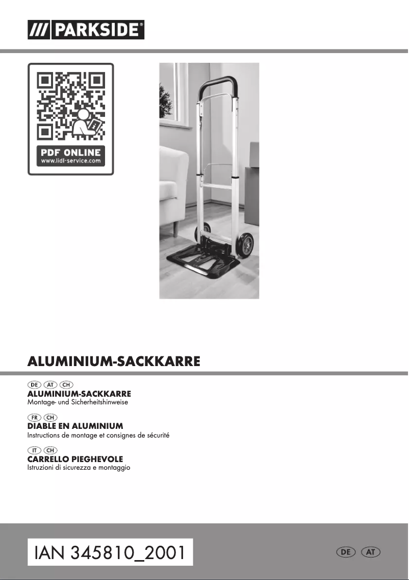 Página 1 del manual Manual de usuario Parkside HG04152