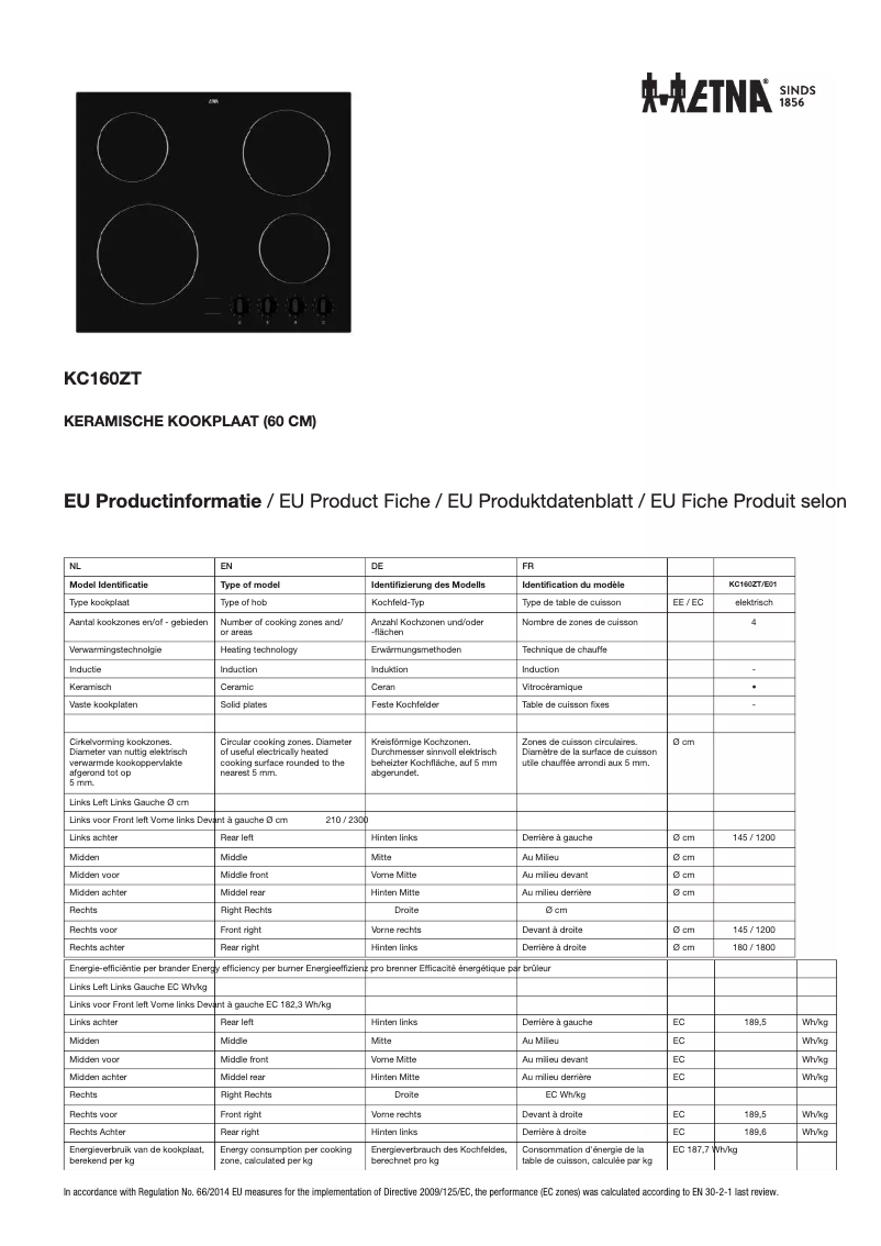 Imagen de la primera página del manual del dispositivo KC160ZT