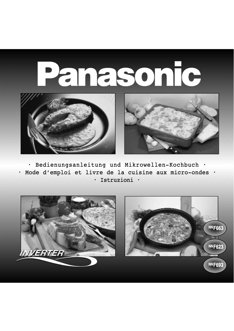 Página 1 del manual Manual de usuario Panasonic NN-F623