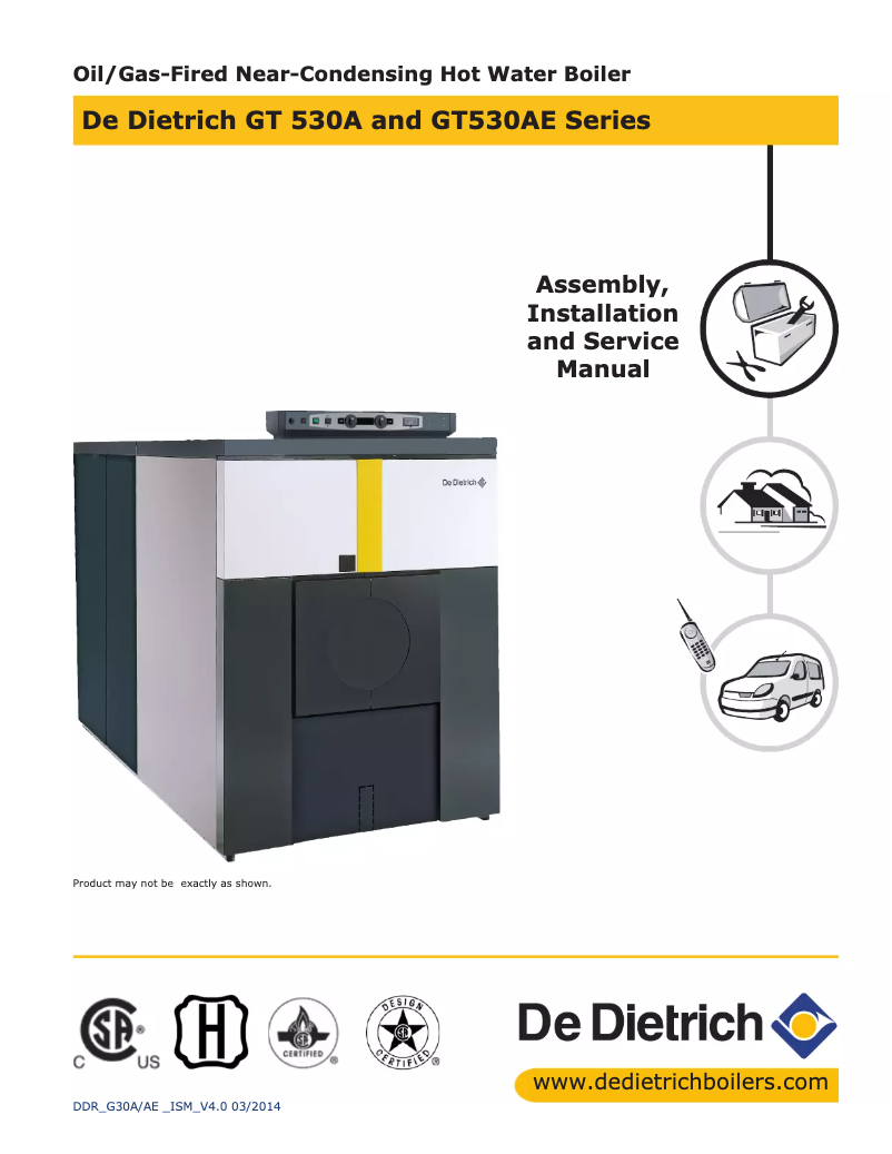 Imagen de la primera página del manual del dispositivo GT 530A