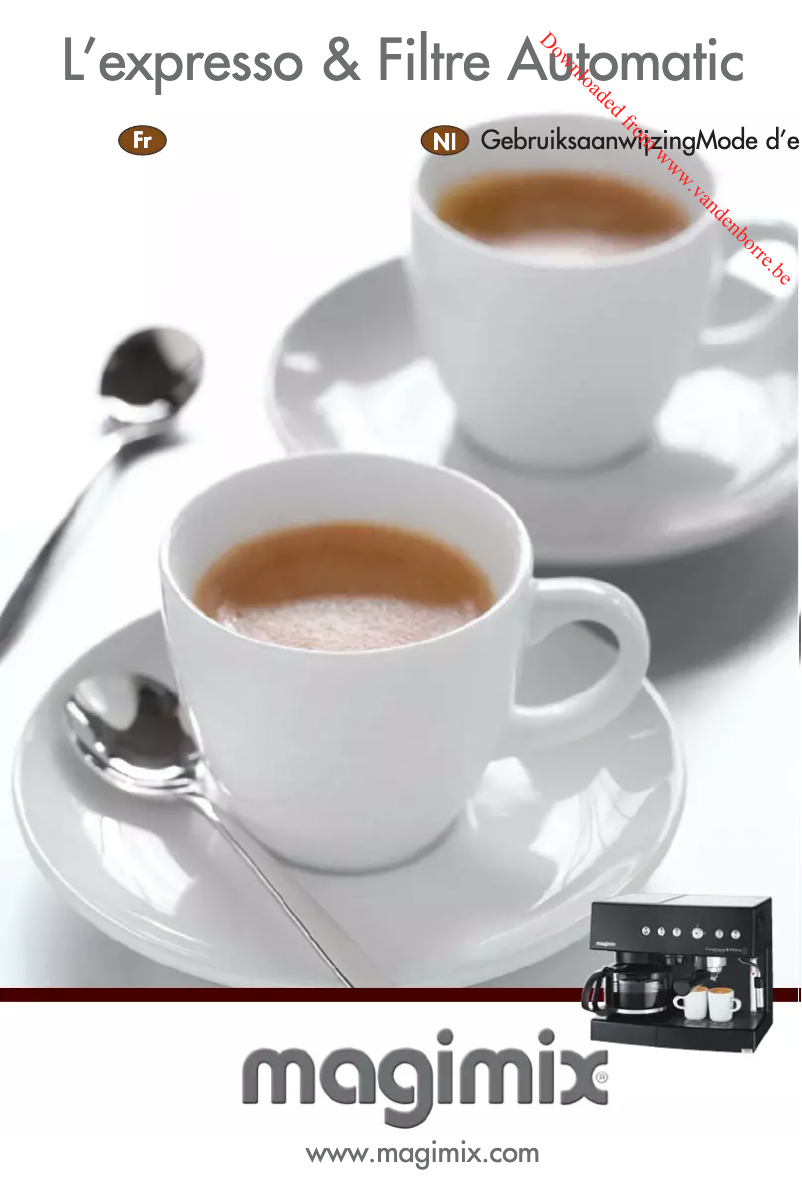 Página 1 del manual Manual de usuario Magimix L'expresso & Filtre 11423