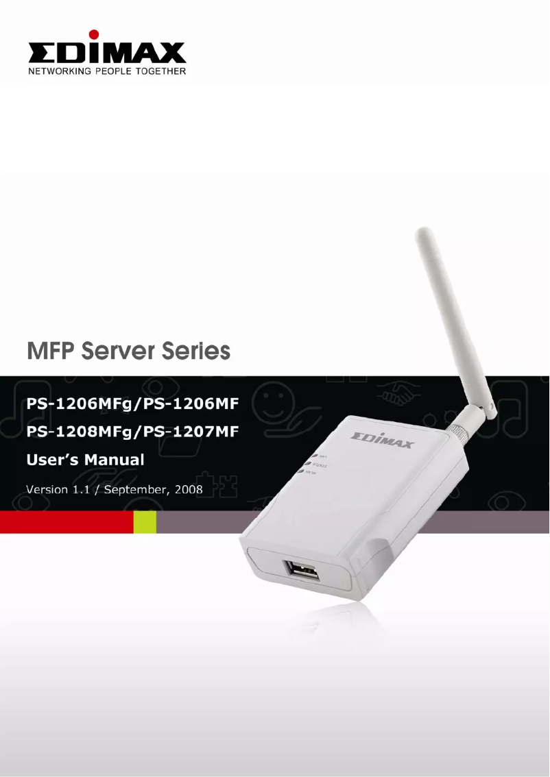 Imagen de la primera página del manual del dispositivo PS-1207MF