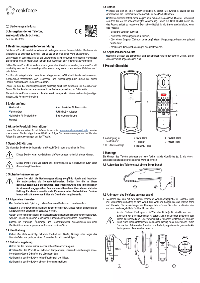 Imagen de la primera página del manual del dispositivo RF-DP-300