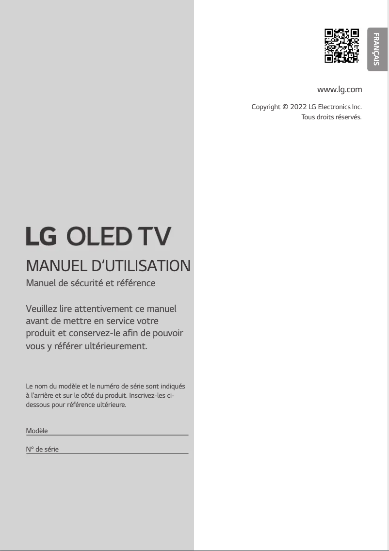 Imagen de la primera página del manual del dispositivo 42LX3Q6LA