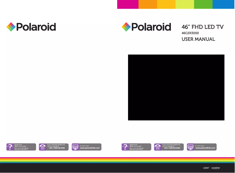 Imagen de la primera página del manual del dispositivo 46GSR3000