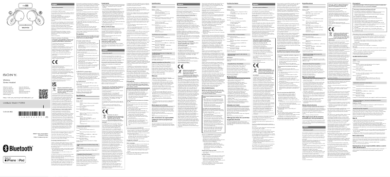 Página 1 del manual Manual de usuario Sony LinkBuds YY2953