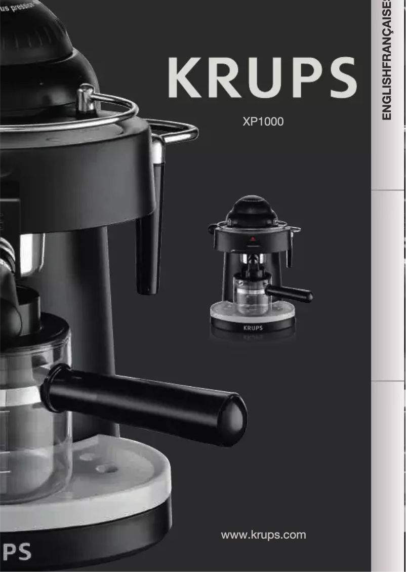 Imagen de la primera página del manual del dispositivo XP1000