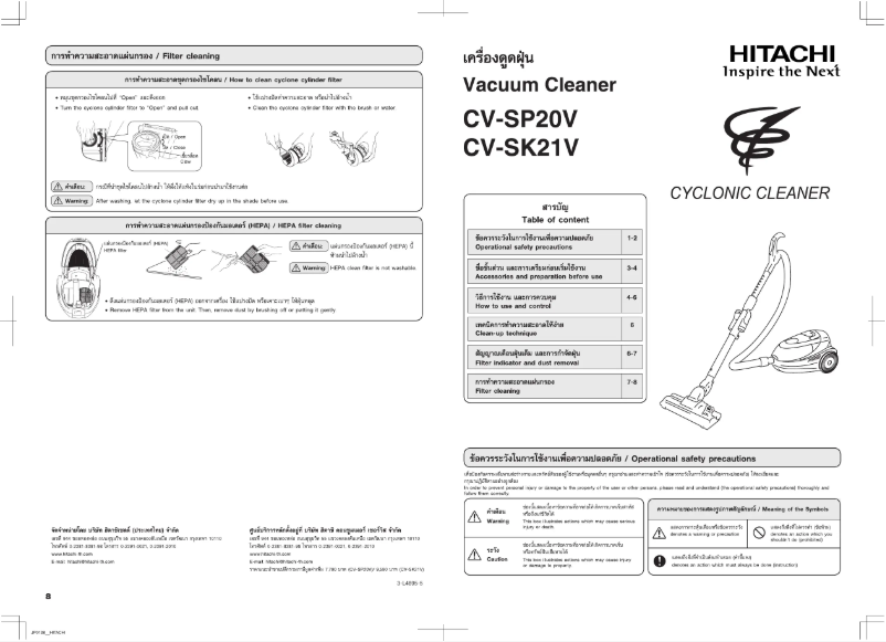Página 1 del manual Manual de usuario Hitachi CV-SK21V