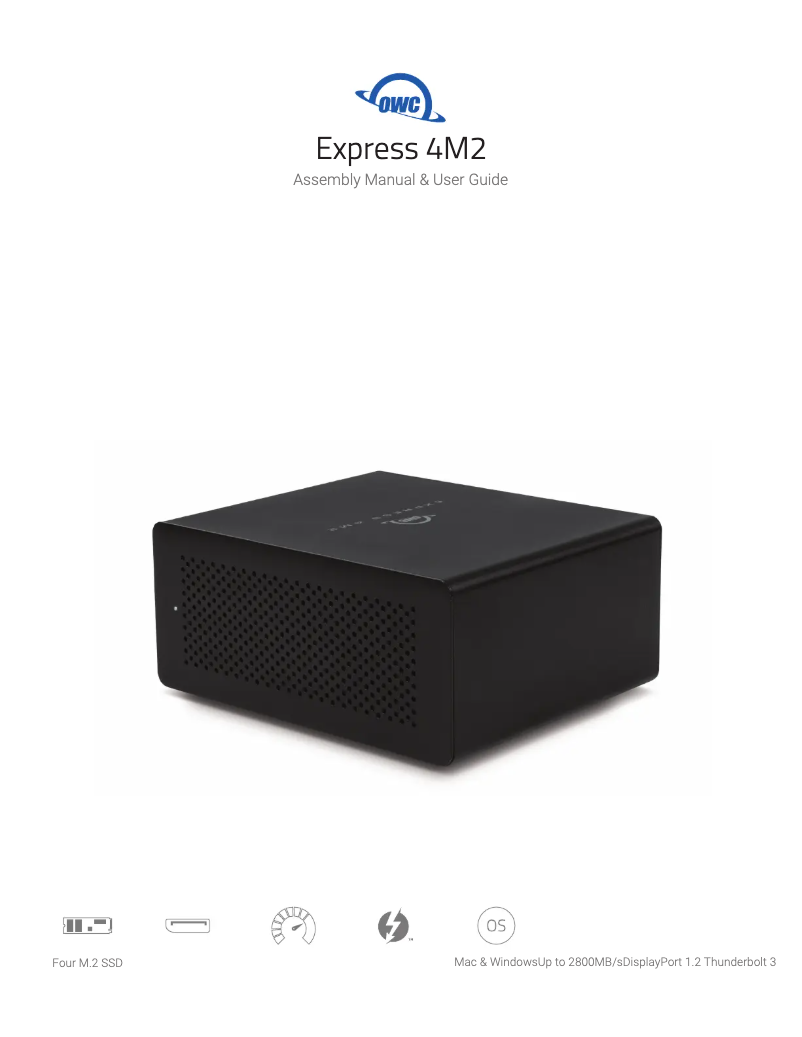 Imagen de la primera página del manual del dispositivo Express 4M2