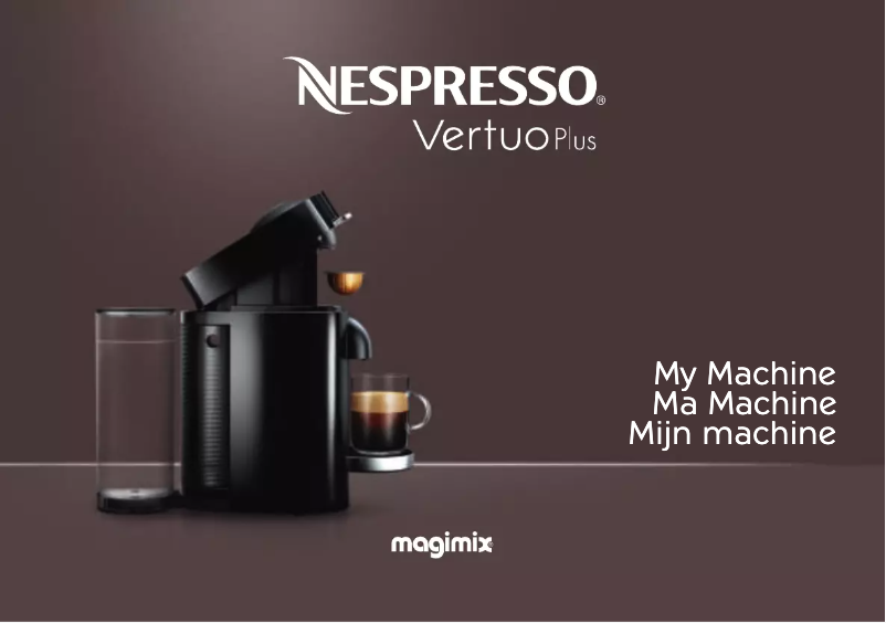 Página 1 del manual Manual de usuario Magimix Nespresso Vertuo Plus Deluxe