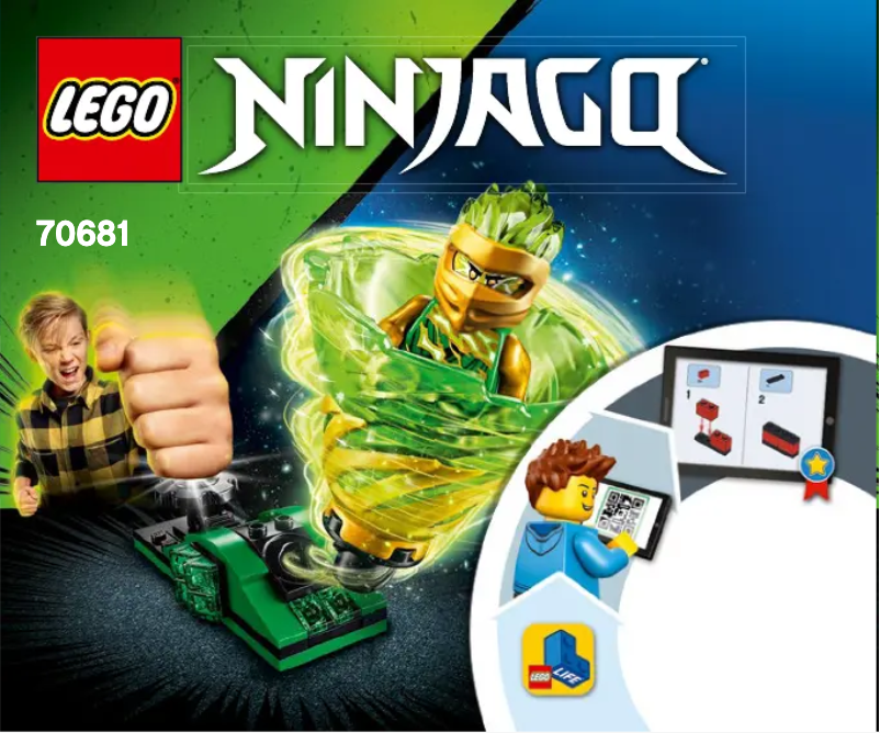 Imagen de la primera página del manual del dispositivo Ninjago 70681