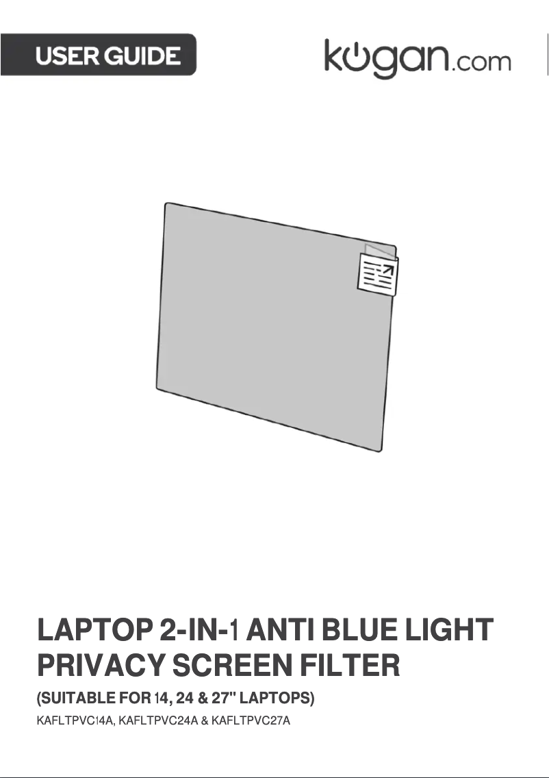 Página 1 del manual Manual de usuario Kogan KAFLTPVC24A