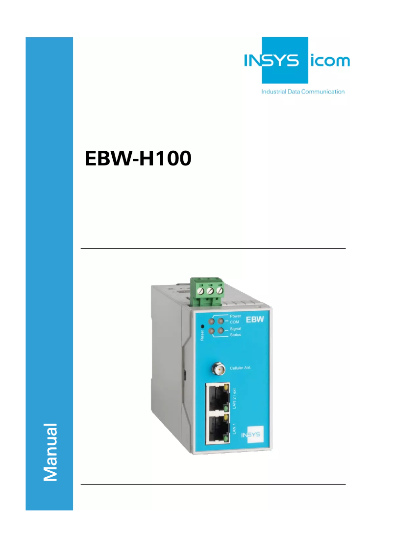 Página 1 del manual Manual de usuario Insys EBW-H100
