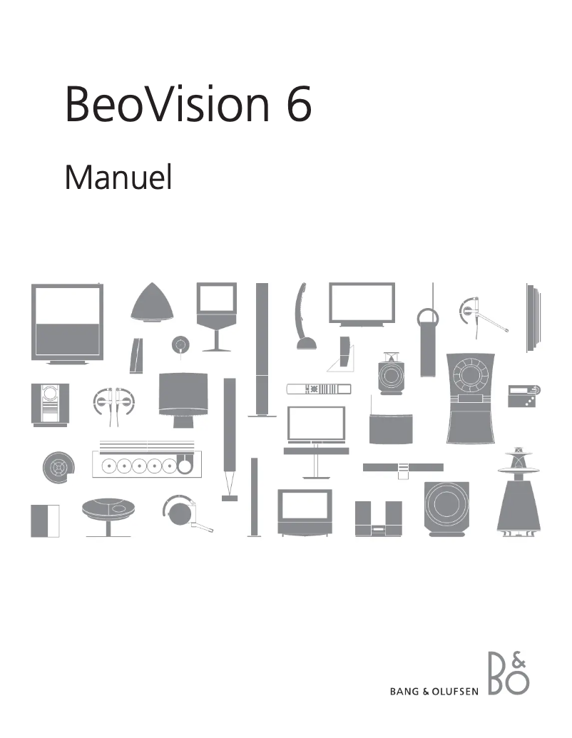 Imagen de la primera página del manual del dispositivo Beovision 6-26