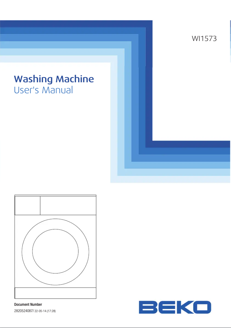 Página 1 del manual Manual de usuario Beko WI 1573