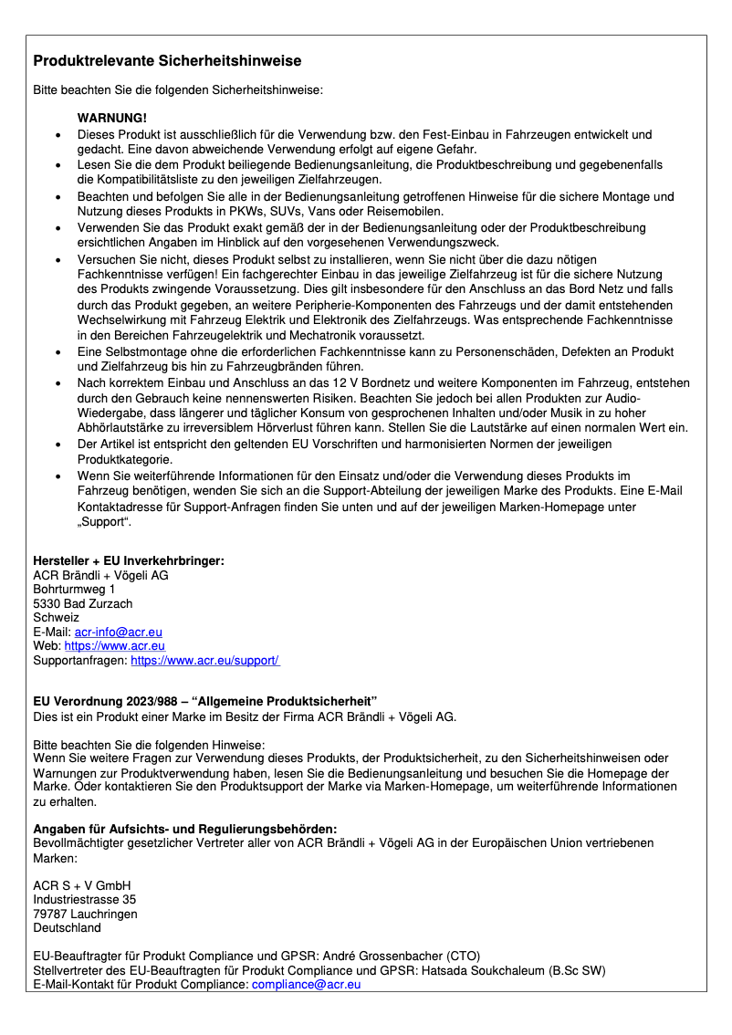 Imagen de la primera página del manual del dispositivo A894DSP