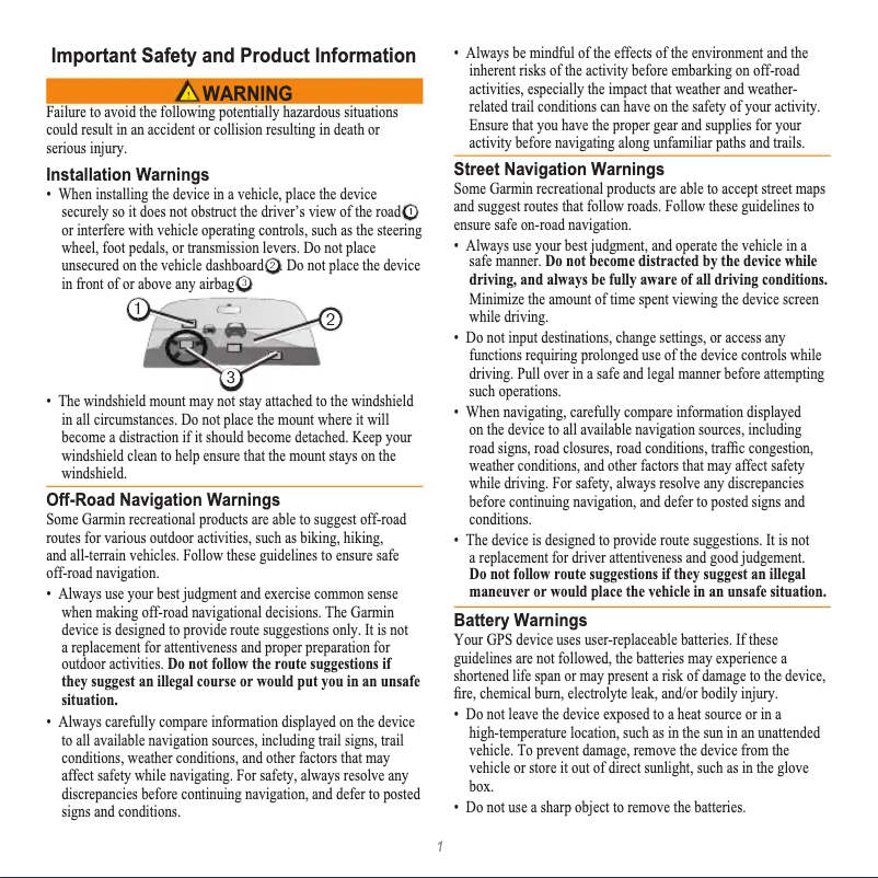 Imagen de la primera página del manual del dispositivo Rino 650N