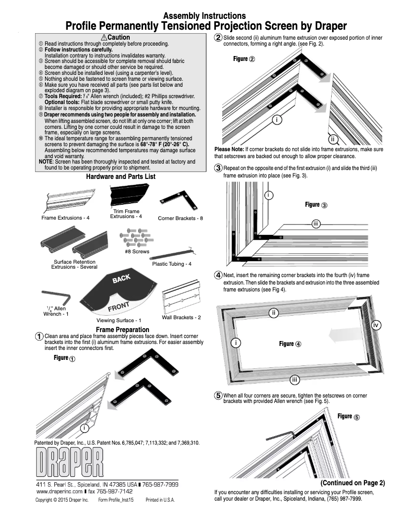 Imagen de la primera página del manual del dispositivo Profile