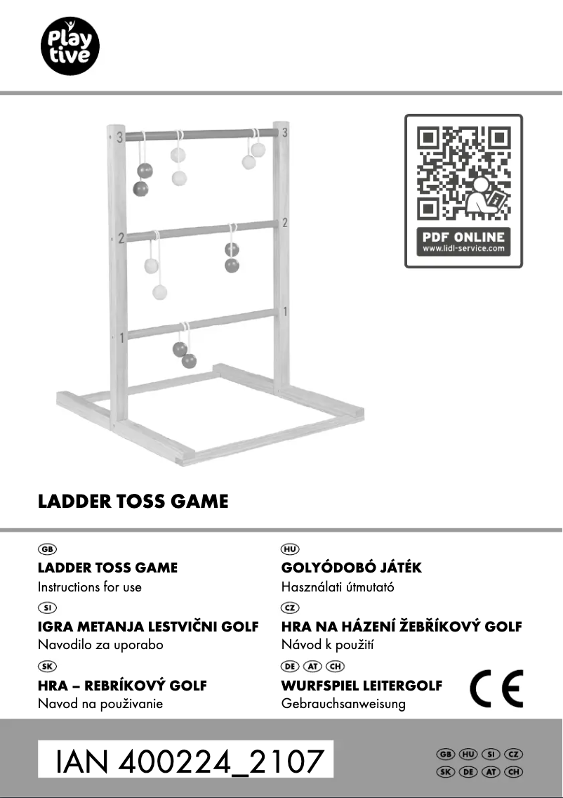 Imagen de la primera página del manual del dispositivo IAN 400224