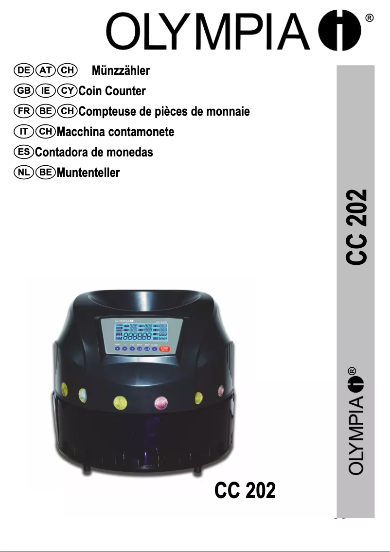 Imagen de la primera página del manual del dispositivo CC 202