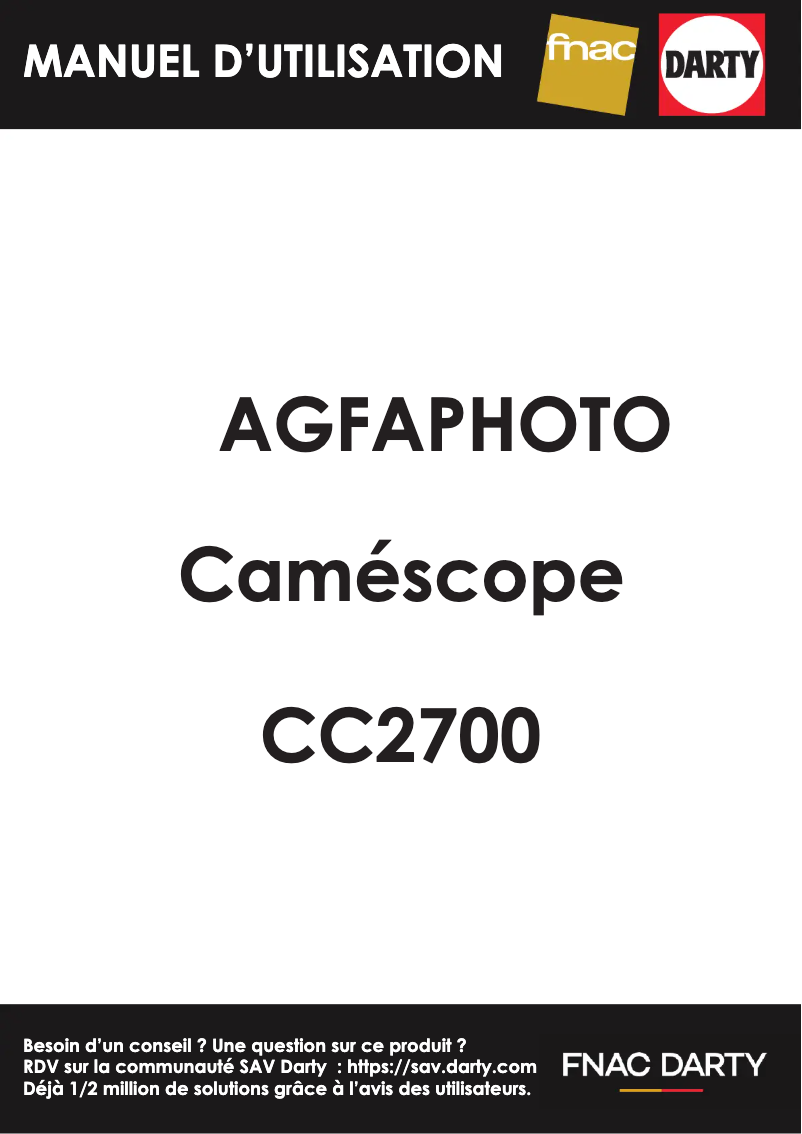 Página nº 1 - Manual de usuario AgfaPhoto CC2700