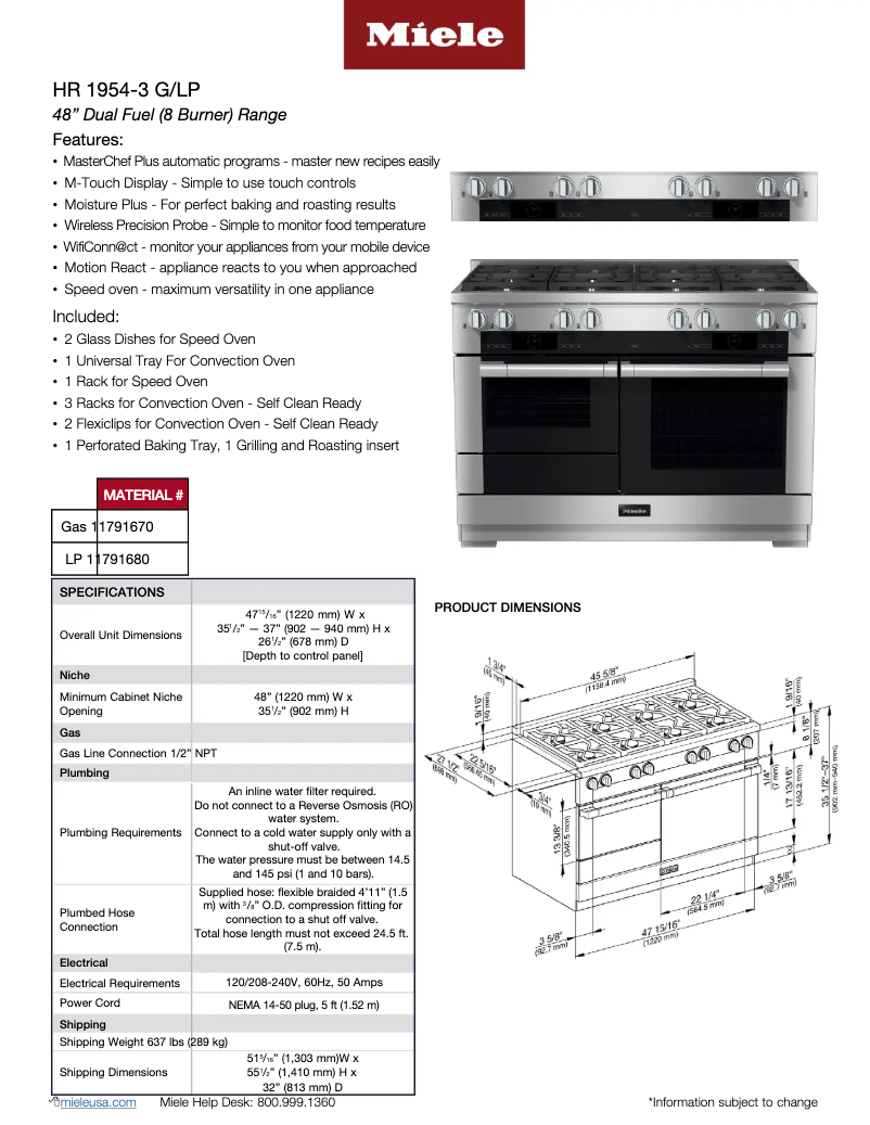 Imagen de la primera página del manual del dispositivo HR 1954-3 G