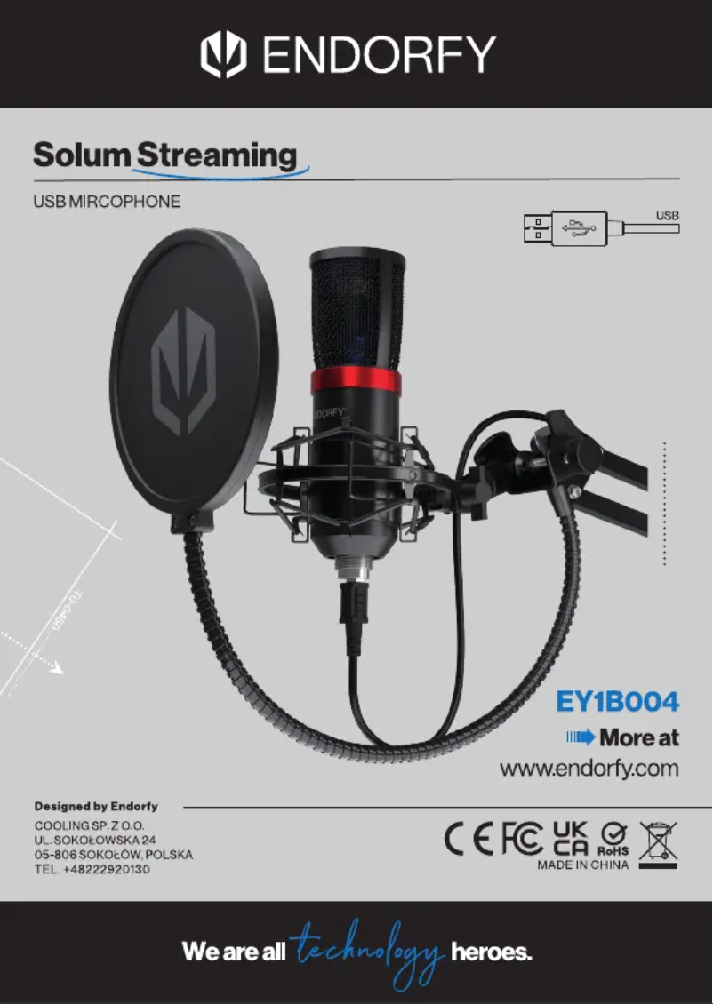 Página 1 del manual Manual de usuario ENDORFY Solum Streaming