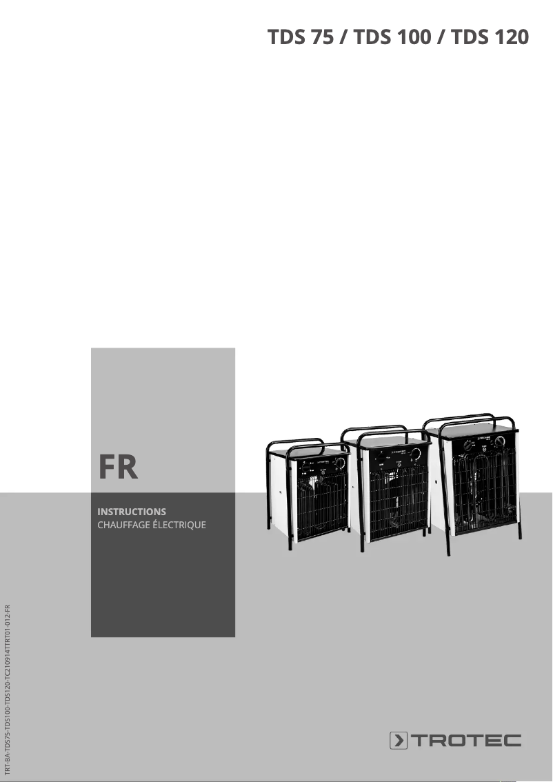 Imagen de la primera página del manual del dispositivo TDS 120