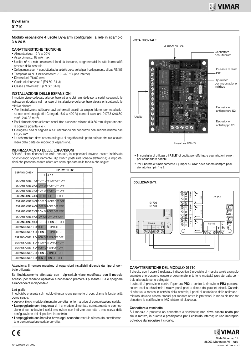 Imagen de la primera página del manual del dispositivo 01710