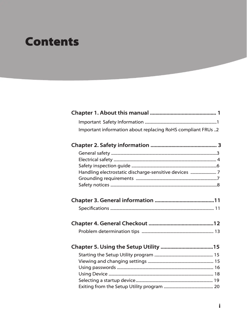 Imagen de la primera página del manual del dispositivo H320