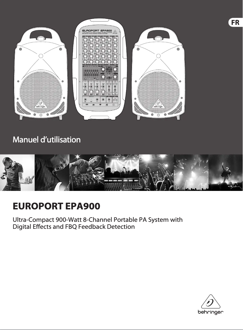 Página 1 del manual Manual de usuario Behringer Europort EPA900