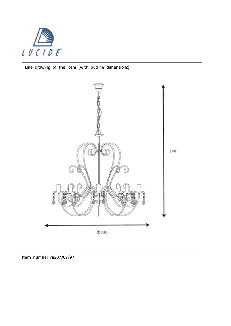 Página nº 1 - Manual de usuario Lucide Ravenna