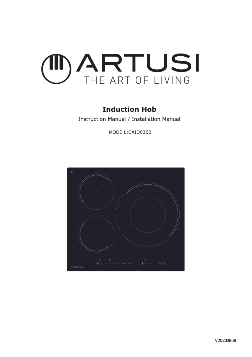 Página 1 del manual Manual de usuario Artusi CAID636B