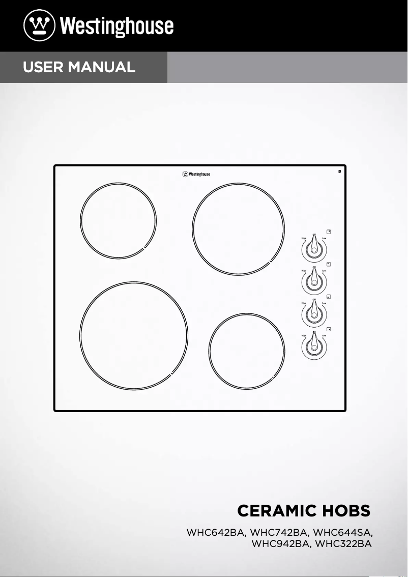 Imagen de la primera página del manual del dispositivo WHC742BA