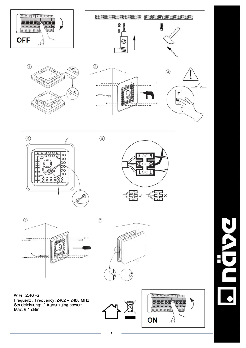 Imagen de la primera página del manual del dispositivo Alyssa