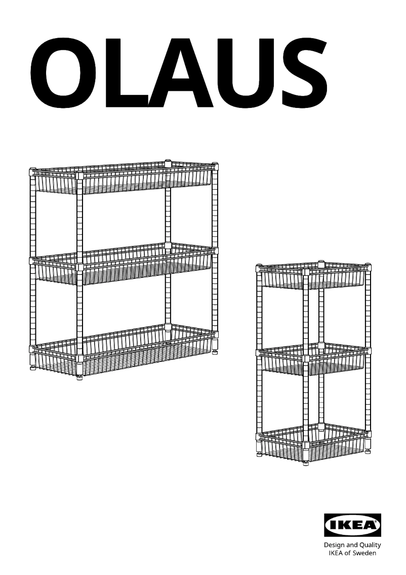 Página 1 del manual Manual de usuario Ikea OLAUS 904.894.11