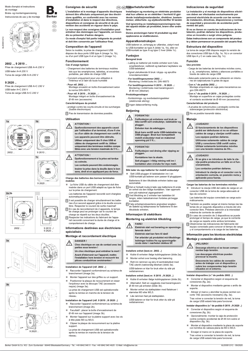 Imagen de la primera página del manual del dispositivo 926102505