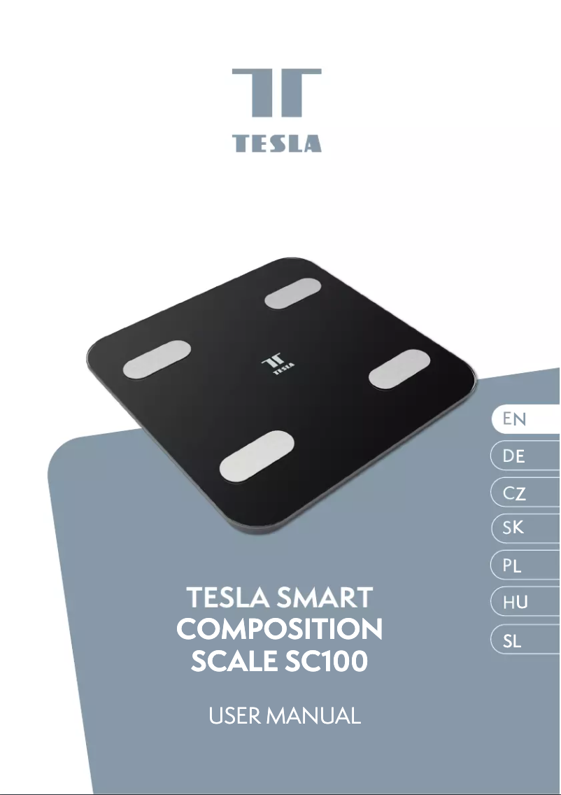 Página 1 del manual Manual de usuario Tesla SC100