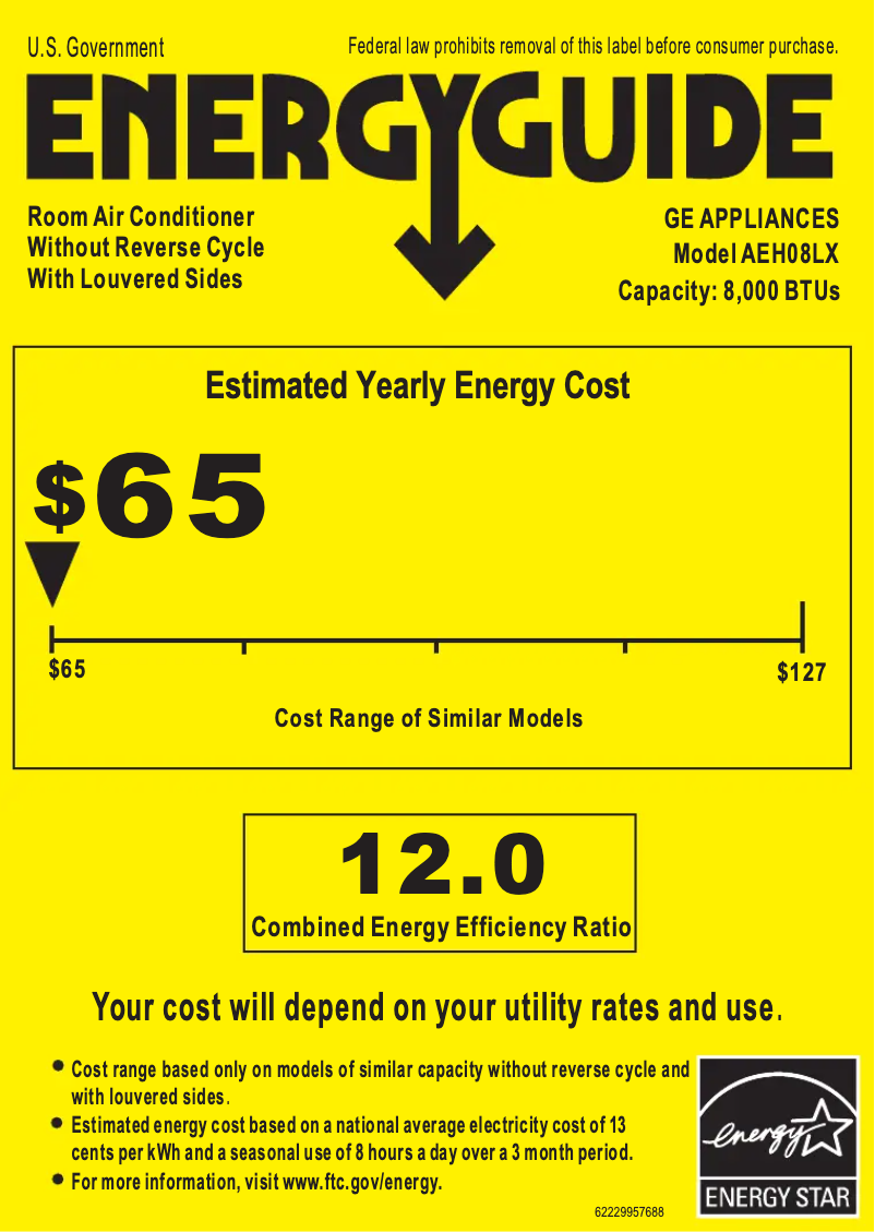Imagen de la primera página del manual del dispositivo AEH08LX
