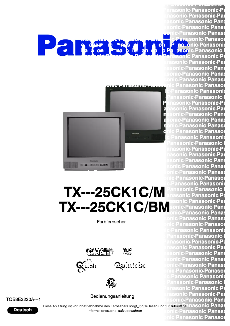 Imagen de la primera página del manual del dispositivo TX-25CK1CBM
