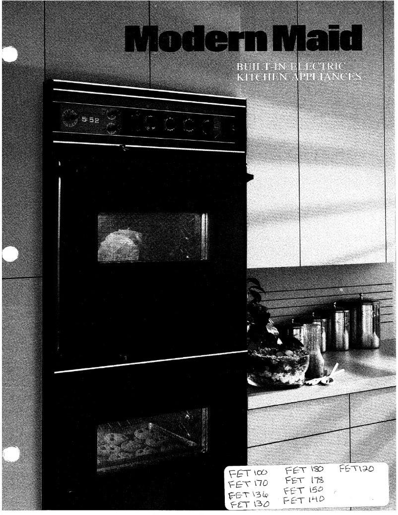 Página 1 del manual Manual de usuario Modern Maid FET150