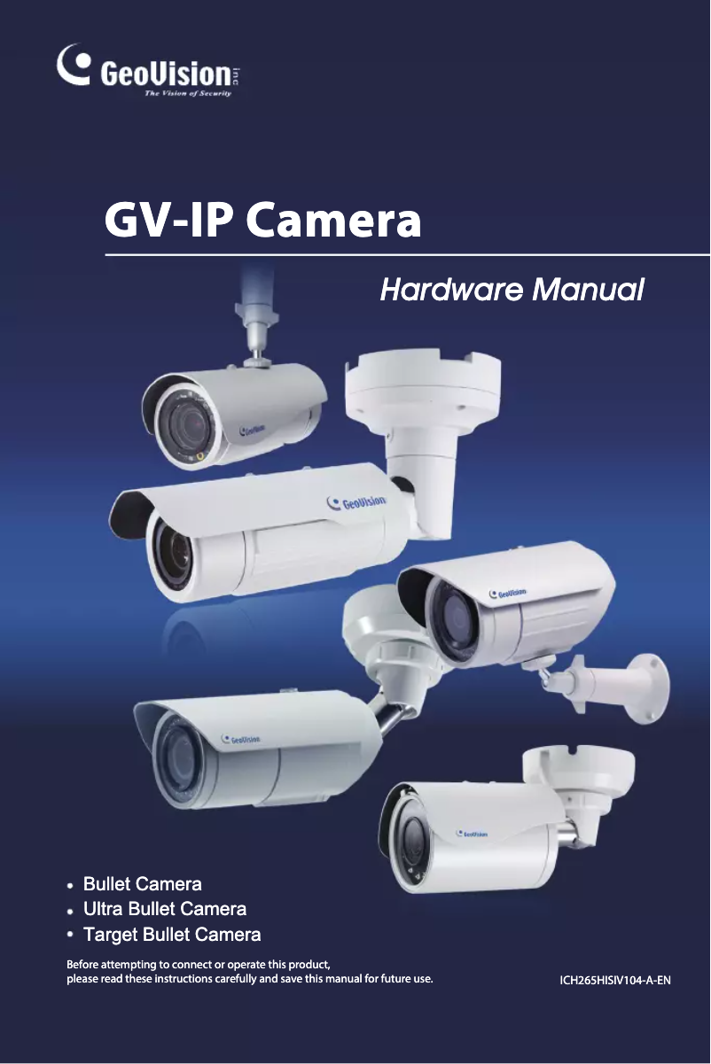 Página 1 del manual Manual de usuario Geovision GV-BL2500