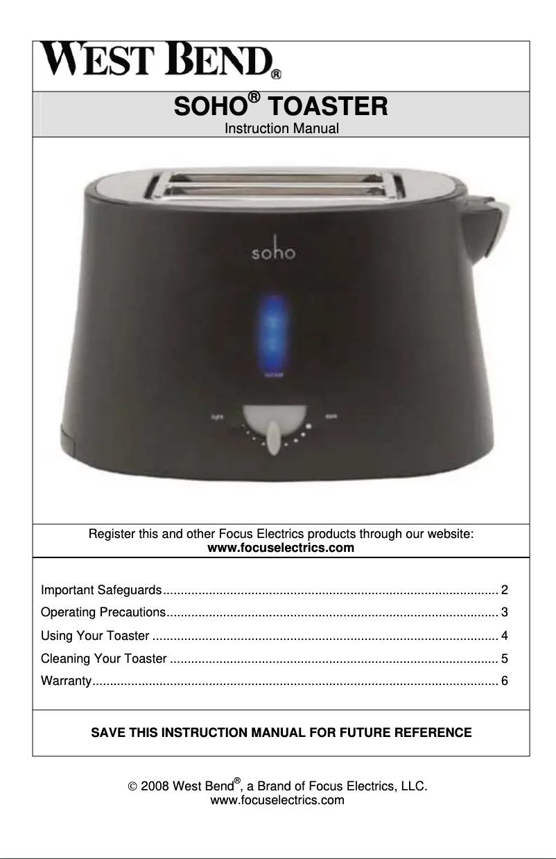 Imagen de la primera página del manual del dispositivo SHTR100