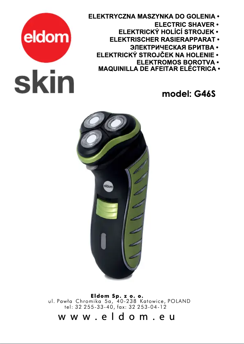 Imagen de la primera página del manual del dispositivo G46S