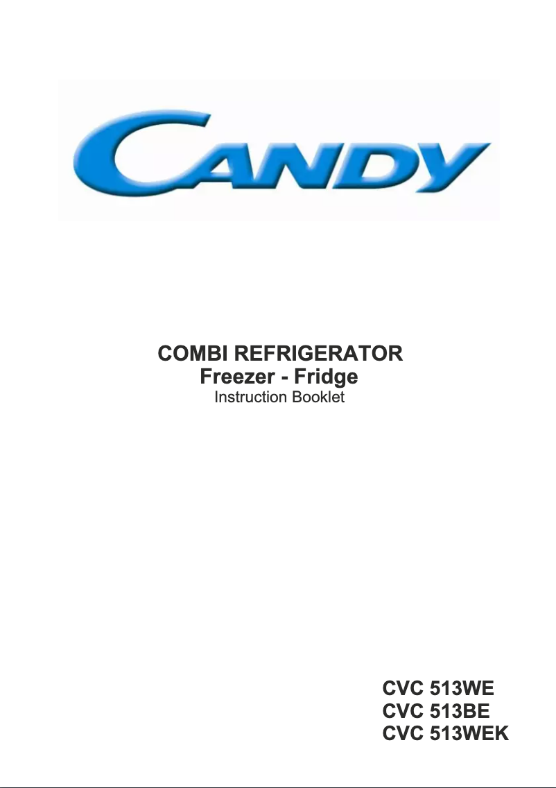 Imagen de la primera página del manual del dispositivo CVC 513BE